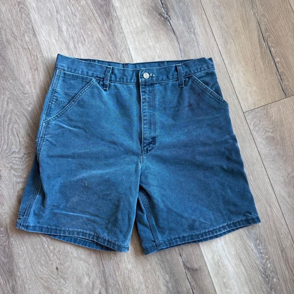 Carhartt Men's Black and Blue Shorts